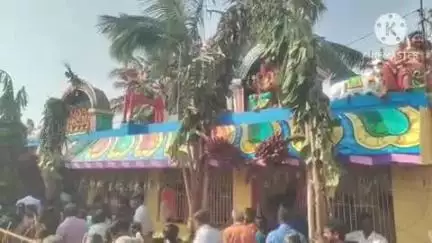 குளித்தலை: தாலியாப்பட்டியில் சக்தி ஏழு கன்னிமார் ஆலயத்தில் கும்பாபிஷேக விழா