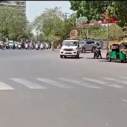 રાજકોટ: મુખ્યમંત્રી શ્રી ભુપેન્દ્ર પટેલ રાજકોટ પધાર્યા, ચુસ્ત પોલીસ બંદોબસ્ત ગોઠવાયો