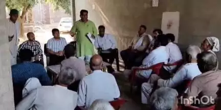 बागपत: किसान मजदूर संगठन ने विद्युत संबंधित समस्याओं को लेकर बड़ौत के एक्शन कार्यालय पर होने वाले धरने पर हिलवाड़ी में की चर्चा