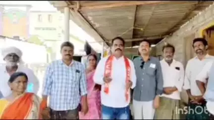 నూజెండ్ల మండల కేంద్రంలో విత్తనాలు సబ్సిడీపై ఇవ్వాలంటూ సన్న చిన్న కారు రైతుల ఆందోళన #localissue