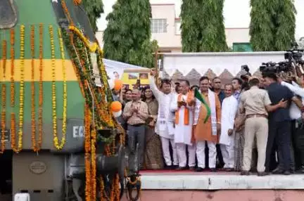 भारत गौरव पर्यटक ट्रेन (वातानुकूलित) से जयपुर से रामेश्वरम के लिए निशुल्क तीर्थयात्रा का शुभारम्भ