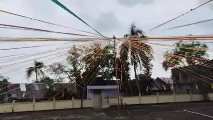 বিশালগড়: বিশালগড় কেন্দ্রীয় ঈদগাহ ময়দানে দুই দফা নামাজ আদায়