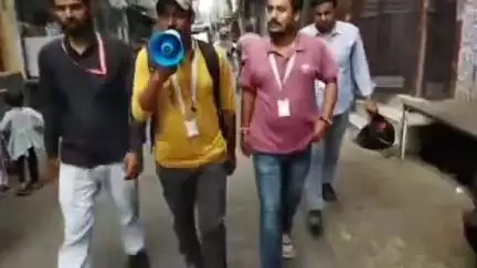 मुरादाबाद: गलशहीद थाना क्षेत्र में नगर निगम की टीम ने कुर्बानी के मौके पर इलाके में साफ-सफाई रखने की की अपील