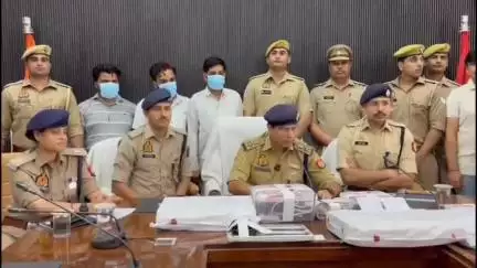 मुज़फ्फरनगर: अवैध टेलीफोन एक्सचेंज का भंडाफोड़, पाकिस्तान, चाइना, सउदी अरब जैसे विदेशी कॉलर आईडी से कॉल करने वाले 3 बदमाश गिरफ्तार