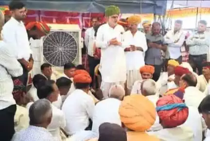 निमली उर्रा के समारोह में पहुंचे प्रभारी मंत्री  खर्रा