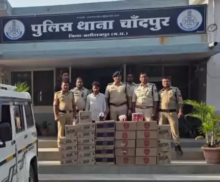 अलीराजपुर: चांदपुर में पुलिस ने बोलेरो से अवैध शराब और वाहन किया ज़ब्त, आबकारी एक्ट में मामला दर्ज