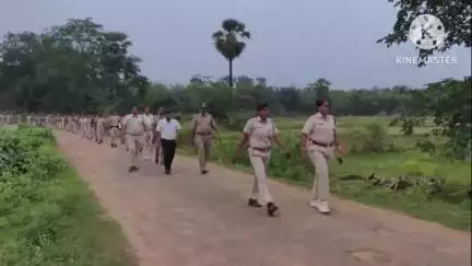 ବଡସାହି: ମୁସଲମାନ ସମ୍ପ୍ରଦାୟର ପବିତ୍ର ଇଦ-ଉଲ-ଜୁହା ପର୍ବ ପାଳନକୁ ଦୃଷ୍ଟିରେରଖି ଗୋବିନ୍ଦରାୟପୁର ଓ ତାଳପଦାରେ ପୁଲିସ ପ୍ରଶାସନ ପକ୍ଷରୁ ଫ୍ଲାଗମାର୍ଚ୍ଚ