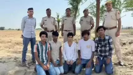 कामां: गोपालगढ़ पुलिस ने साइबर ठगी के 5 आरोपियों को किया गिरफ्तार