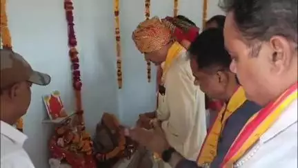 शाजापुर: शीतला माता नवीन भवन में विराजित, गवली समाज ने जिला अस्पताल में कराया भंडारा, बड़ी संख्या में श्रद्धालु शामिल