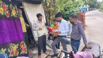 धार: साथी अभियान के तहत बच्चों के आधार कार्ड बनवाने के लिए सर्वे, धार में हुआ निरीक्षण