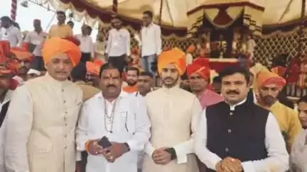 बुलढाणा: रायगड येथे शिवराज्याभिषेक सोहळ्याच्या निमित्याने छत्रपती शिवरायांचे आमदार संजय गायकवाड यांनी घेतले दर्शन