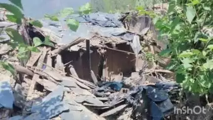 बागेश्वर: बोहाला निवासी पान सिंह का आवासीय मकान हुआ क्षतिग्रस्त