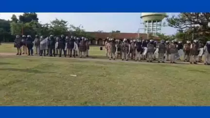 पुलिस अधीक्षक, ग्रामीण के नेतृत्व में बकरीद पर्व के अवसर पर बेहतर विधि व्यवस्था संधारण हेतु मॉक ड्रील का आयोजन किया गया