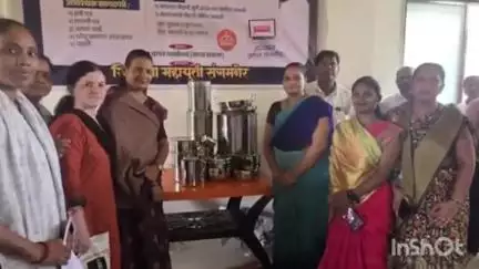 संगमनेर: महायुती सरकारच्या वतीने आमदार अमोल खताळ यांच्या माध्यमातून घरेलू कामगारांना भांडी वाटप लवकरच होणार : नीलम ताई खताळ