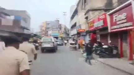 कांके: रांची के मेन रोड सहित कई इलाकों में बकरीद को लेकर निकला फ्लैग मार्च