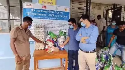 ভাঙড় ২: 30 জন TB রোগীকে দত্তক নিয়ে প্রোটিন খাবার ও ওষুধ তুলে দিলেন ভাঙড় 2 নং পঞ্চায়েত সমিতির বন ও ভূমি কর্মাধ্যক্ষ