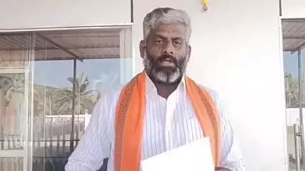 ರಾಮನಗರ: ದೂರು ನೀಡಿದರೂ ಕಮಲ್ ಹಾಸನ್ ವಿರುದ್ಧ ಎಫ್ಐಆರ್ ದಾಖಲದ ಎಸ್‌ಪಿ: ನಗರದಲ್ಲಿ ಶ್ರೀರಾಮಸೇನೆ ಜಿಲ್ಲಾಧ್ಯಕ್ಷ ನಾಗಾರ್ಜುನಗೌಡ