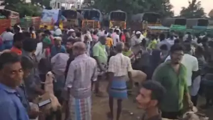 செஞ்சி: பக்ரீத் பண்டிகையை முன்னிட்டு செஞ்சி ஆட்டு சந்தையில் ₹3 கோடிக்கு ஆடுகள் விற்பனை, வியாபாரிகள் மகிழ்ச்சி