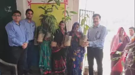 देवसर: पर्यावरण संरक्षण की दिशा में हिंडालको CSR की अनोखी पहल: मझिगँवा के आदिवासियों को मिले उन्नत किस्म के आम के पौधे