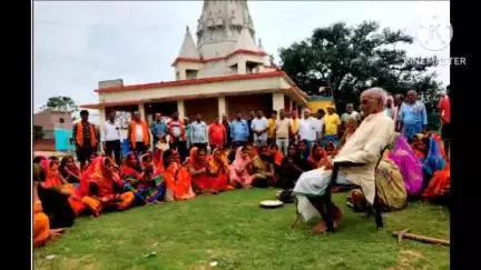 बरही: चतरो गांव में निर्जला एकादशी पर शिव मंदिर का भूमि पूजन संपन्न