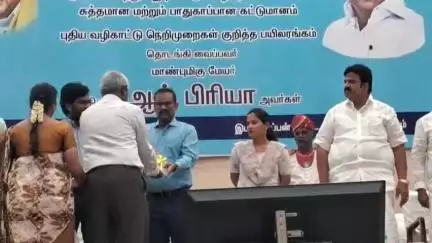 புரசைவாக்கம்: தமிழ் தாய் வாழ்த்து ஏன் பாடவில்லை - செய்தியாளர் கேட்ட கேள்வியால் வாக்குவாதத்தில் ஈடுபட்ட மேயர் - ரிப்பன் மாளிகையில் பரபரப்பு