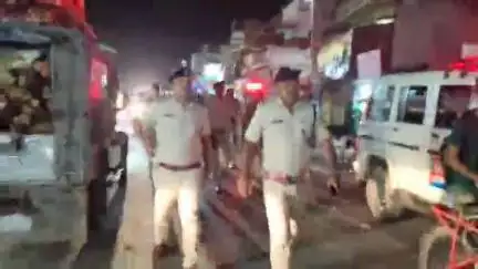 सूरजगढ़: बकरीद को लेकर सूरजगढ़ा, मेदनी चौकी और मानिकपुर थाना पुलिस ने किया संयुक्त फ्लैग मार्च