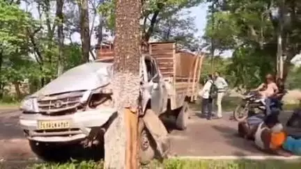 बिंद्रानवागढ़ गरियाबंद: गरियाबंद में एक बार फिर तेज रफ्तार का कहर देखने को मिला