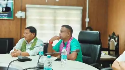 দাংতল ৰাজহ চক্ৰ: কাজলগাঁৱত "মুখ্যমন্ত্ৰী মহিলা উদ্যমিতা অভিযান লৈ সভা অনুষ্ঠিত, উপস্থিত মন্ত্ৰী উৰখাও গৌৰা ব্ৰহ্ম