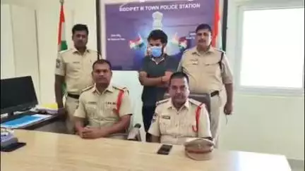 సిద్దిపేట అర్బన్: ఆర్మీ ఉద్యోగి పై బౌతీక దాడి చేసి, బెదిరించిన వ్యక్తిని అరెస్టు చేసి జ్యుడిషియల్ డిమాండ్ కు పంపించిన త్రీటౌన్ పోలీసులు