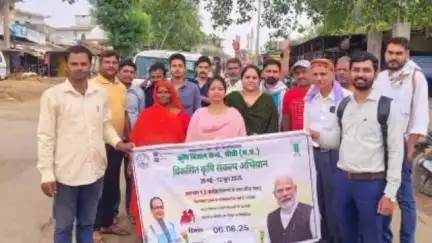 बहरी: विकसित कृषि संकल्प अभियान के तहत सीधी जिले के अमरपुर सहित कई स्थानों पर शिविर संपन्न
