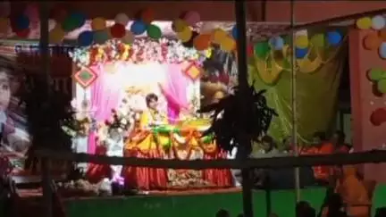 डंडारी: डंडारी दुर्गास्थान वार्ड 13 में श्रीमद् भागवत कथा के छठे दिन उमड़ी श्रद्धालुओं की भारी भीड़