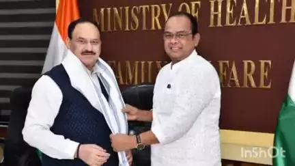 जामताड़ा: जामताड़ा विधायक सह स्वास्थ्य मंत्री इरफान अंसारी ने दिल्ली में जेपी नड्डा से मुलाकात की, कहा- जल्द बनेगा मेडिकल कॉलेज