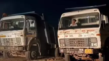 महावन: ज्वाइंट मजिस्ट्रेट ने गांव चुरमुरा में अवैध मिट्टी खनन पर मारा छापा, 2 जेसीबी और 2 डंपर पकड़े