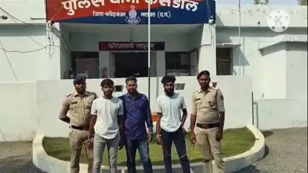 कसडोल: ग्राम मल्दा में जान से मारने की धमकी देते हुए मारपीट करने वाले 3 आरोपियों को कसडोल पुलिस ने किया गिरफ्तार