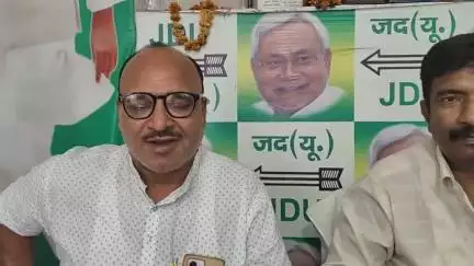 बेलागंज: बेलागंज प्रखंड जदयू कार्यालय में सतीश कुमार ने की प्रेस कॉन्फ्रेंस, जदयू पार्टी की प्रदेश सलाहकार समिति के हैं सदस्य