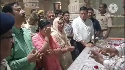 भदेसर: पटना हाईकोर्ट के न्यायाधीश ने परिवार के साथ मंडफिया स्थित सांवलिया सेठ के मंदिर में किए दर्शन, की विशेष पूजा-अर्चना