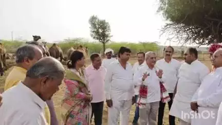 सिरोही: भाजपा नेताओं ने महावीर कैमल सेंचुरी का दौरा किया, संस्थान की सेवाओं की सराहना की, कहा- ऊंटों को कत्लखाने जाने से बचाया