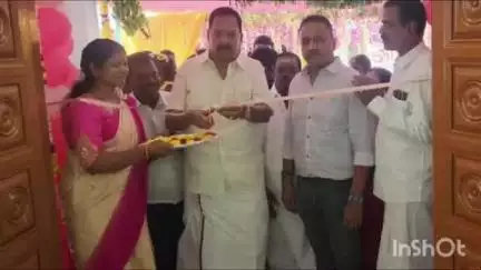 வாலாஜா: வாலாஜாபேட்டையில் புதிதாக கட்டப்பட்ட தனியார் பள்ளியினை அமைச்சர் காந்தி திறந்து வைத்தார்