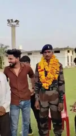 सुठालिया: सुठालिया के पिपलिया गांव में अग्नि वीर की ट्रेनिंग कर लौटे जवान का ग्रामीणों ने फूल मालाओं से किया स्वागत