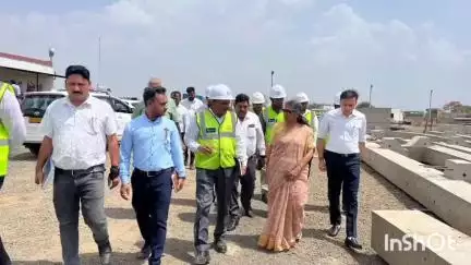 गुना: गुना में जॉइंट सेक्रेटरी मिलिट्री आफ हेल्थ रिसर्च ने जल प्रधान योजना के तहत विभिन्न अवयवों का किया निरीक्षण