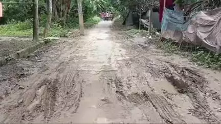 দেগঙ্গা: দেগঙ্গা ব্লকের মির্জানগর থেকে মুদিপাড়া পর্যন্ত চার কিমি রাস্তা সংস্কারের দাবি গ্রামবাসীদের #jansamasya