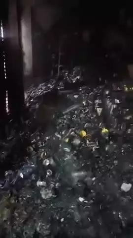 कानपुर: काकादेव में क्रोकरी की दुकान में लगी आग, 35 लाख का माल और 80 हजार नगद जलकर हुआ राख