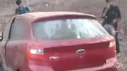 नागौद: बगदरा घाटी में चौपहिया वाहन पलटा, 3 लोग घायल
