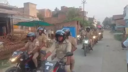 रुदौली: बकरीद पर्व को लेकर CO रुदौली के नेतृत्व में रुदौली में हुआ एरिया डोमिनेशन, अफवाह फैलाने पर कार्रवाई की दी चेतावनी