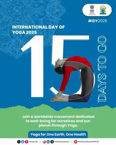 🧘‍♂️ 15 Days to Go! 🌍
#moayush 
#IDY2025
