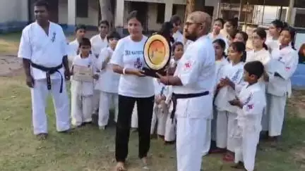 রাজনগর: দীঘা ক্যারাটে শিবিরে সাফল্য, রাজনগরে অরেঞ্জ বেল্ট প্রাপ্ত কৃতি শিক্ষার্থীদের সংবর্ধনা প্রদান