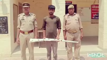 फरीदपुर: फतेहगंज पूर्वी थाना पुलिस ने एक आरोपी को बंदूक और कारतूस के साथ किया गिरफ्तार, भेजा जेल