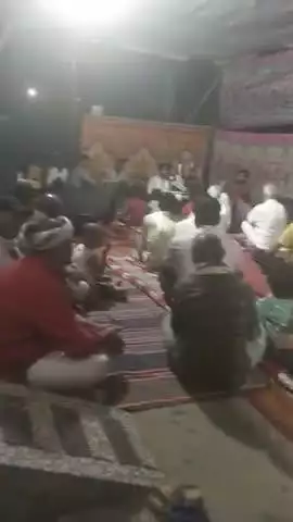 पाली।श्रीमती लीलादेवी/कमलेश भारद्वाज,की डाँगडी रात,गायक कलाकार मौहित राठोड भजन कीर्तन करते।(छगनलाल भारद्वाज,, पत्रकार)