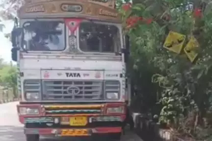 शुजालपुर: शुजालपुर के फ्रीगंज में ट्रक ने बाइक सवार को मारी टक्कर, बाइक सवार घायल