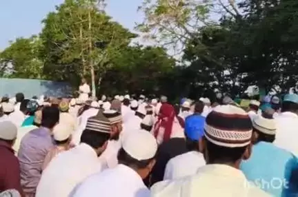 अरवल: बकरीद पर कर्बलाह मैदान मस्जिद में अदा की गई नमाज, सुरक्षा के थे पुख्ता इंतजाम